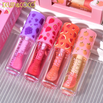 Kevin & Coco Hello Fruit Lip Oil ( Bundle of 4 )