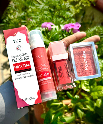 Liquid Blush 3 in 1 Deal – Long Lasting, Blendable & Natural Glow Finish